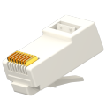 Bacterial resistant shielded plug rj45 for network rj45 cable cat6 ftp rj45 plug